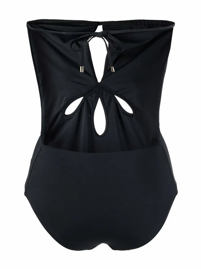 Cut-Out Strapless Swimsuit
