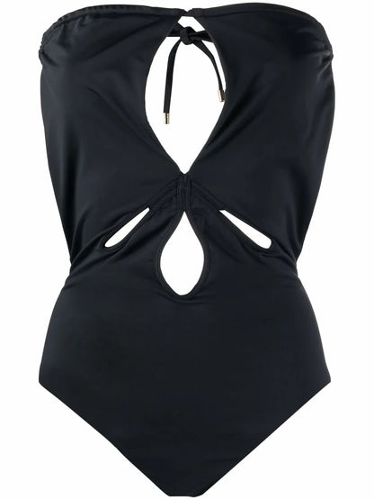 Cut-Out Strapless Swimsuit