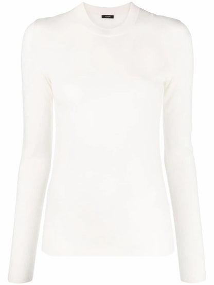 Round-Neck Knitted Top
