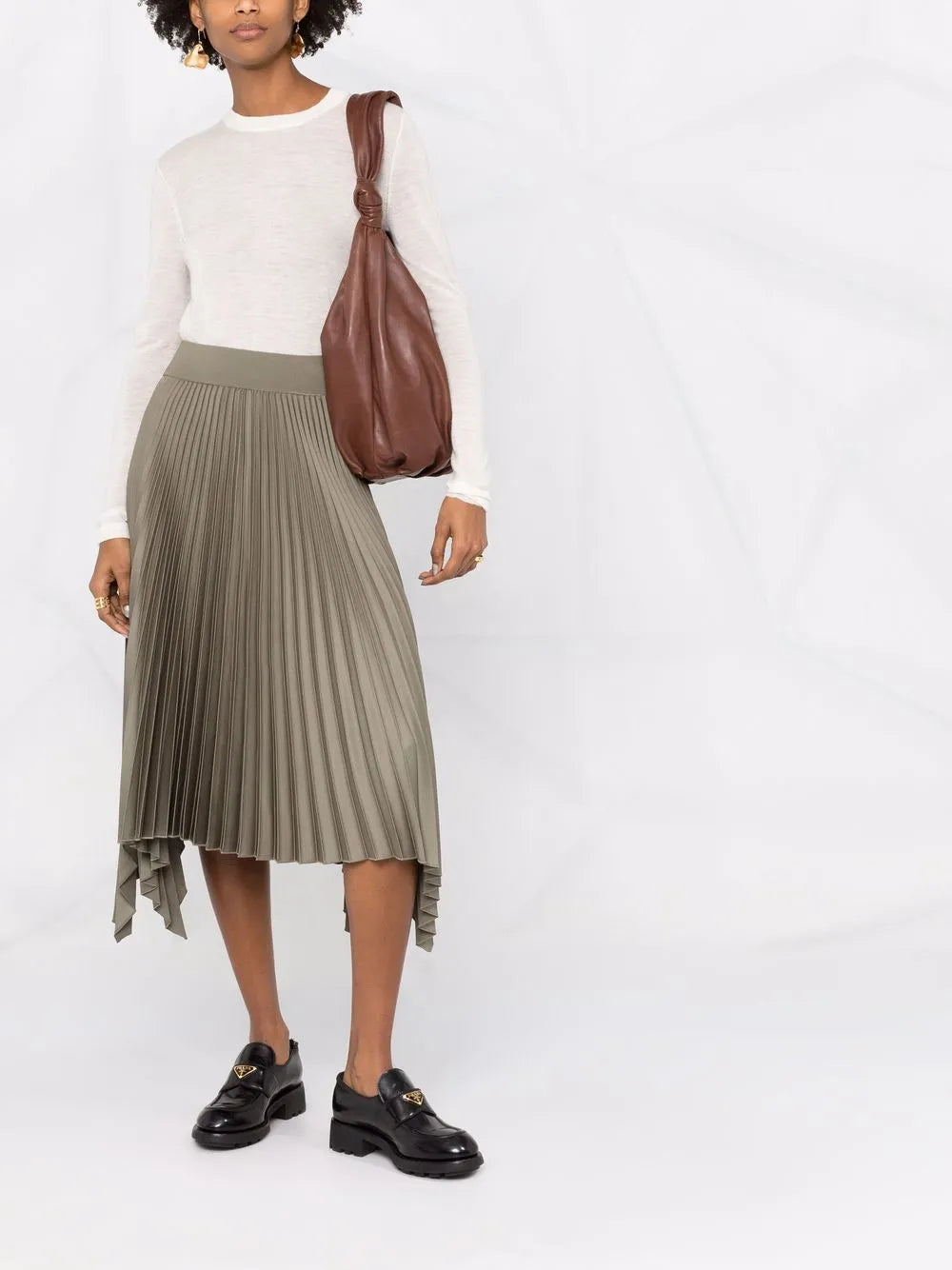 Round-Neck Knitted Top