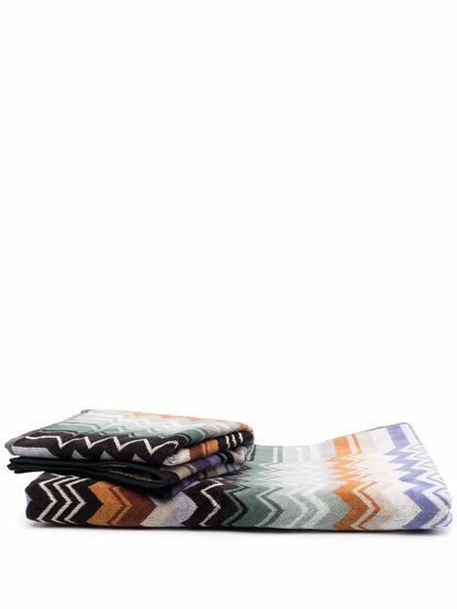 Zig-Zag Cotton Towel Set