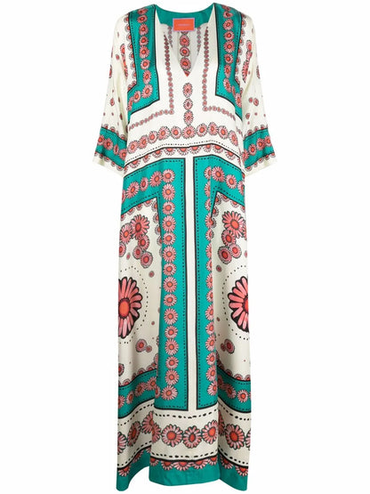 Muumuu Floral-Print Dress