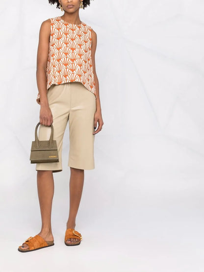 La Scala Shell-Print Top