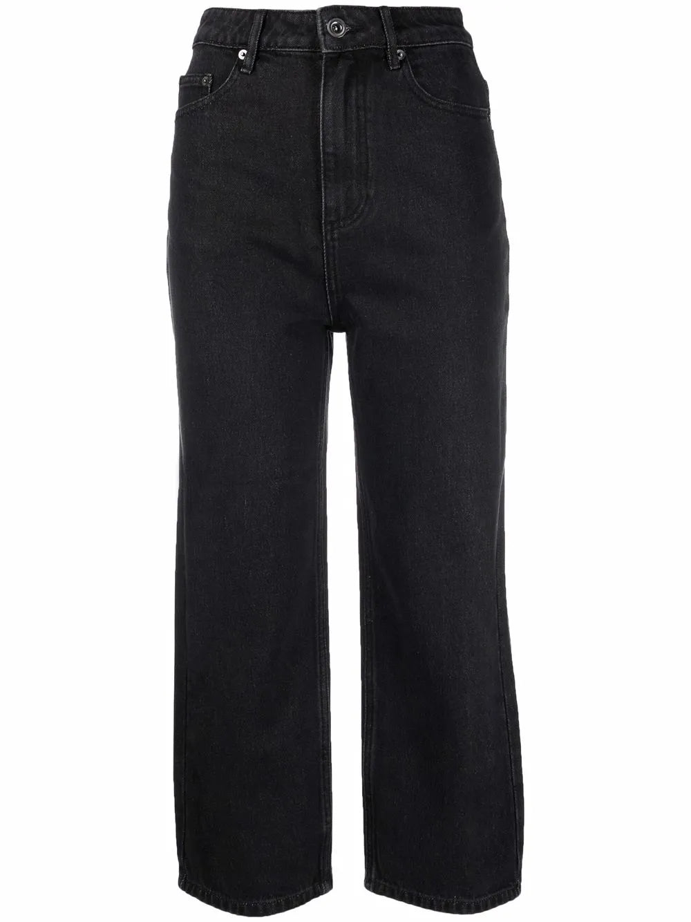 Straight-Leg Cropped Jeans