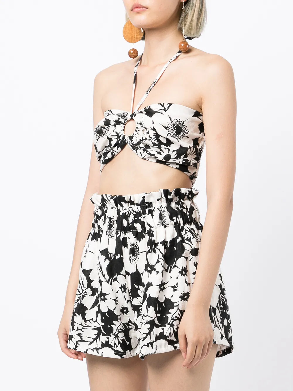 Cyprus Caronia Floral-Print Bralette Top