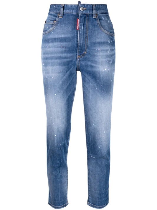 High-Rise Cropped Jeans