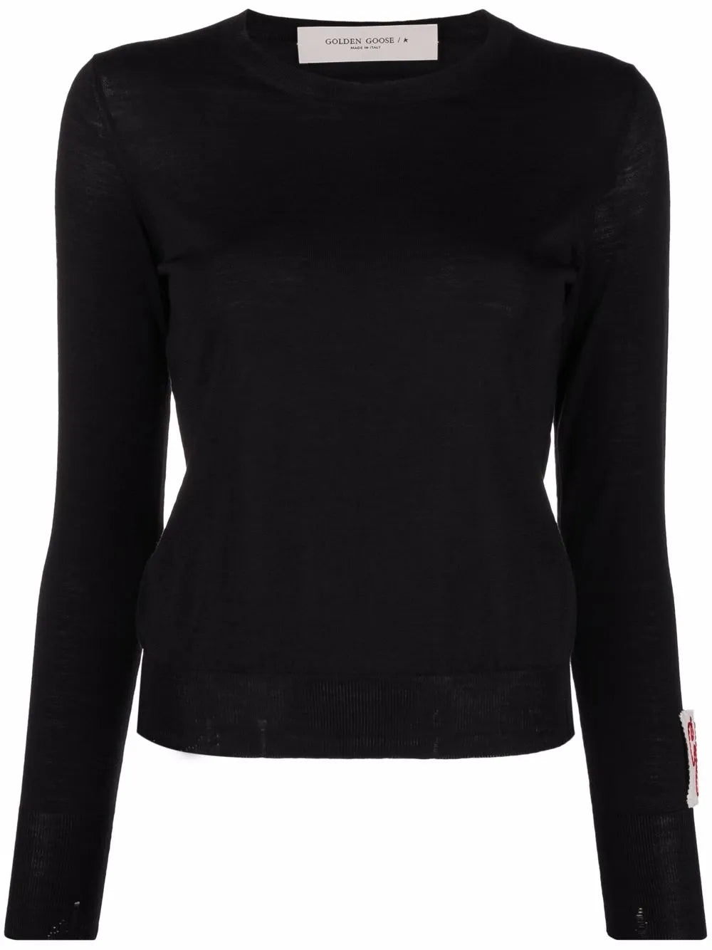 Logo-Patch Wool Jumper
