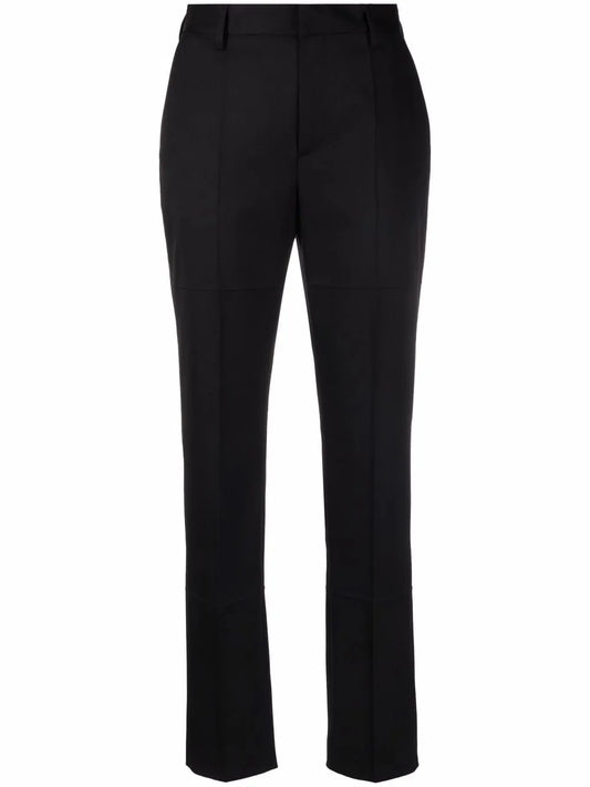 White-Stitch Tailored Trousers