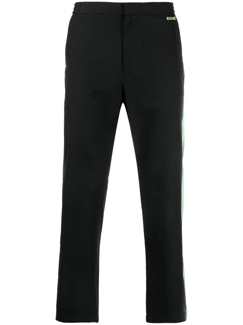 Side-Stripe Straight-Leg Trousers