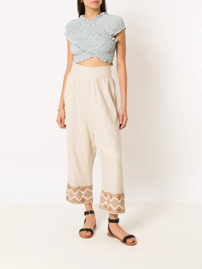 Ruched Cropped Top