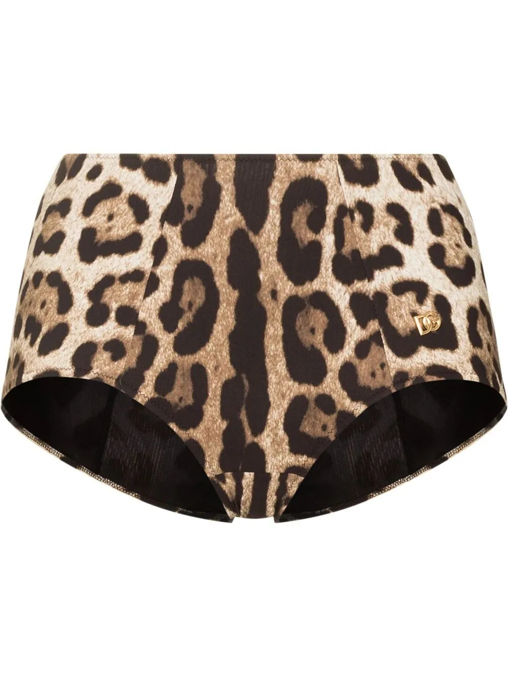 Leopard-Print Bikini Bottoms