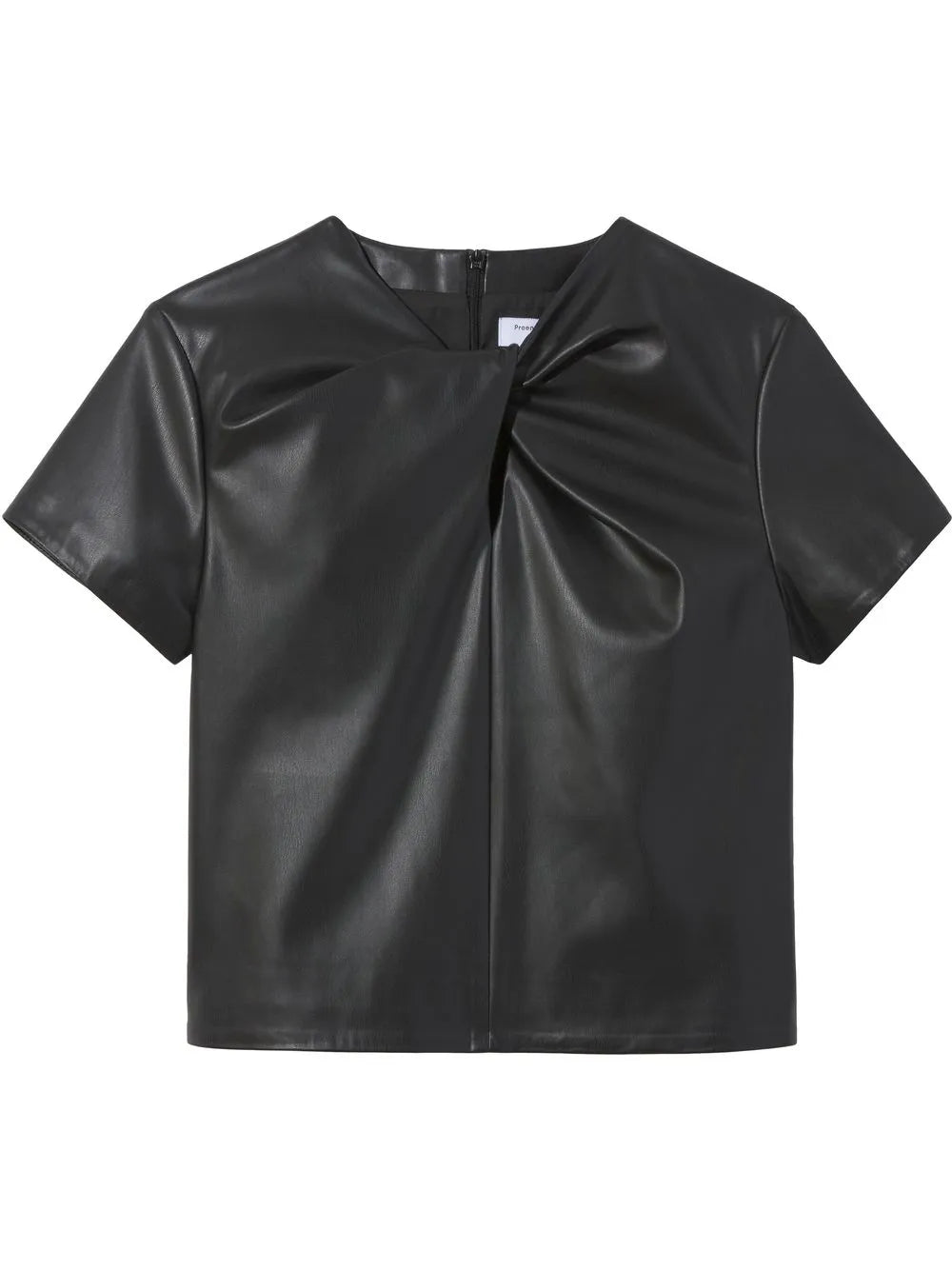 Twist-Detail Short-Sleeved Top