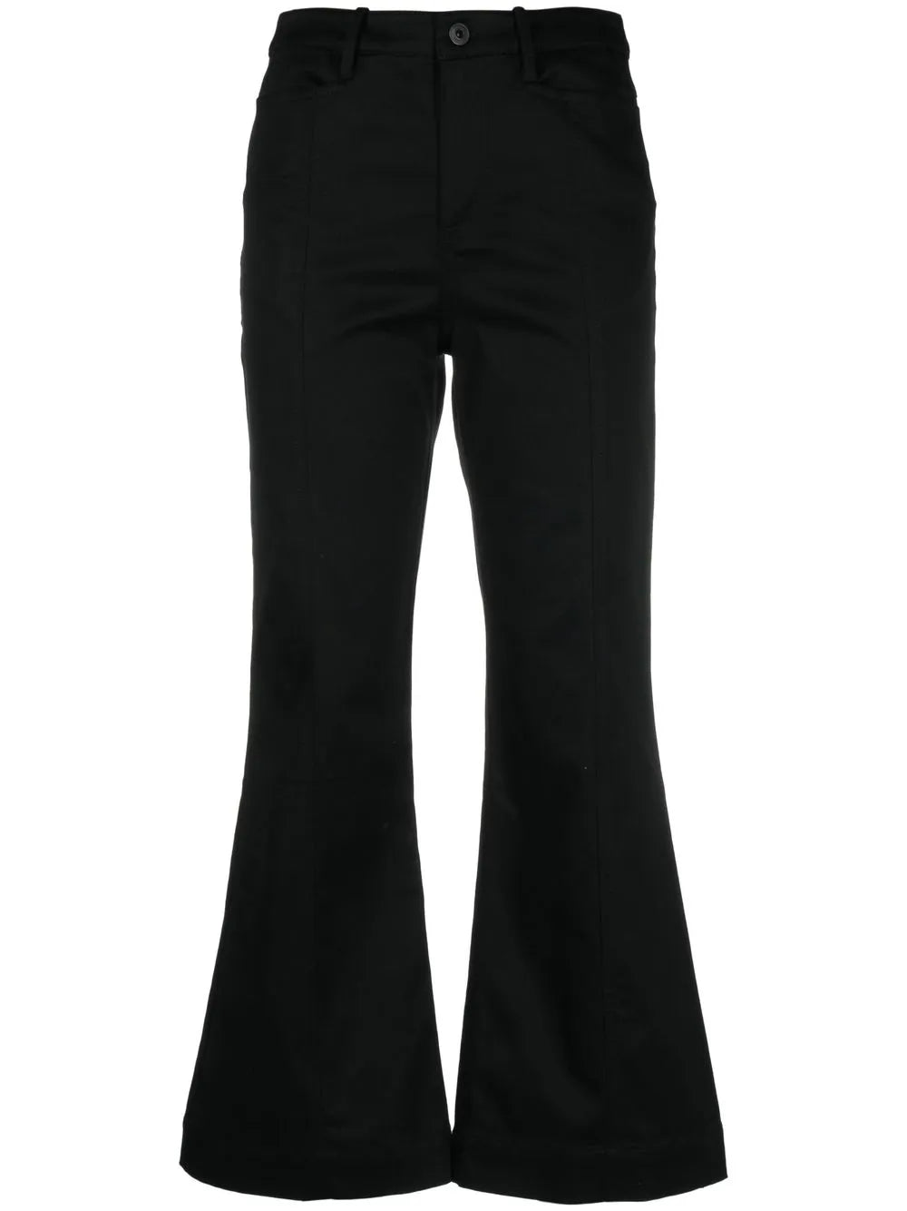 Cropped Flared Trousers