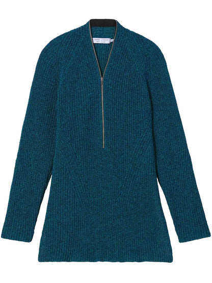 Chunky Knit Zip Top