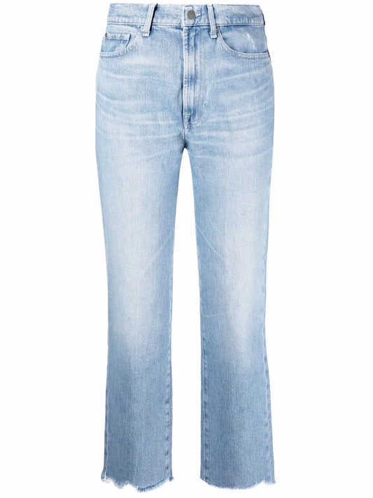 High-Rise Cropped Logan Jeans