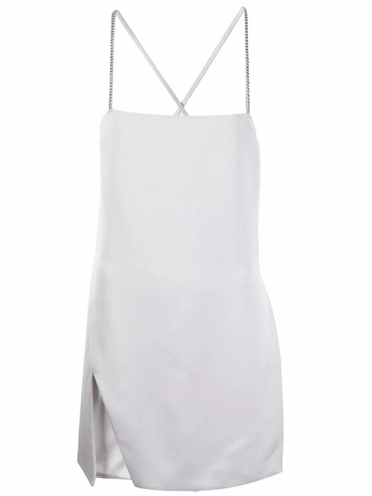 Fujiko Crystal-Strap Mini Dress