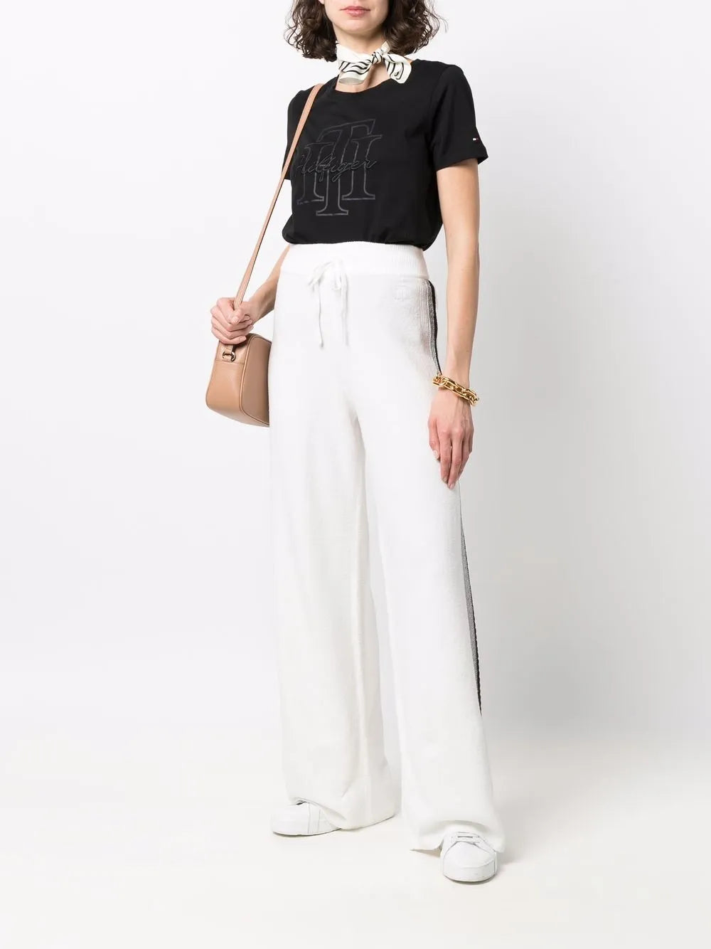 Side Stripe Knitted Trousers