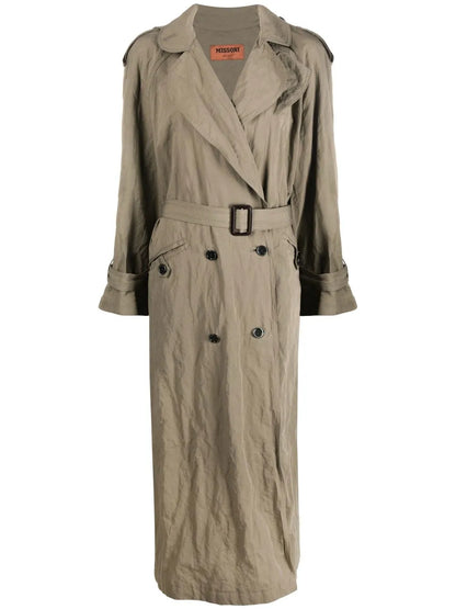 Double-Breasted Trench Coat