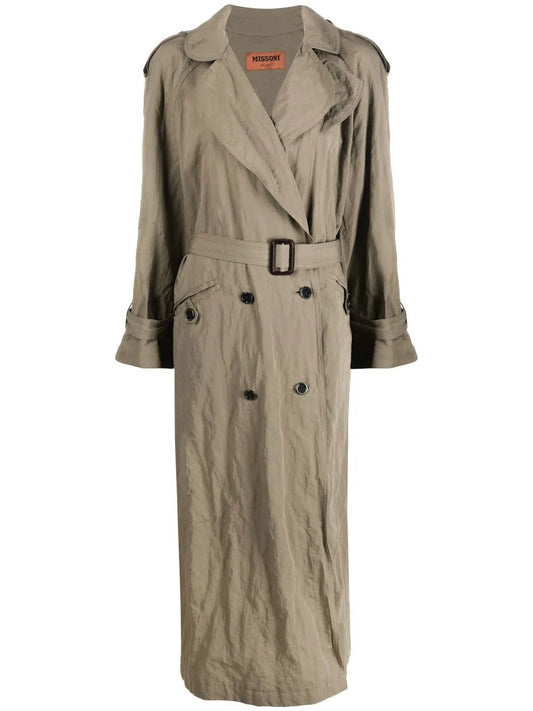 Double-Breasted Trench Coat