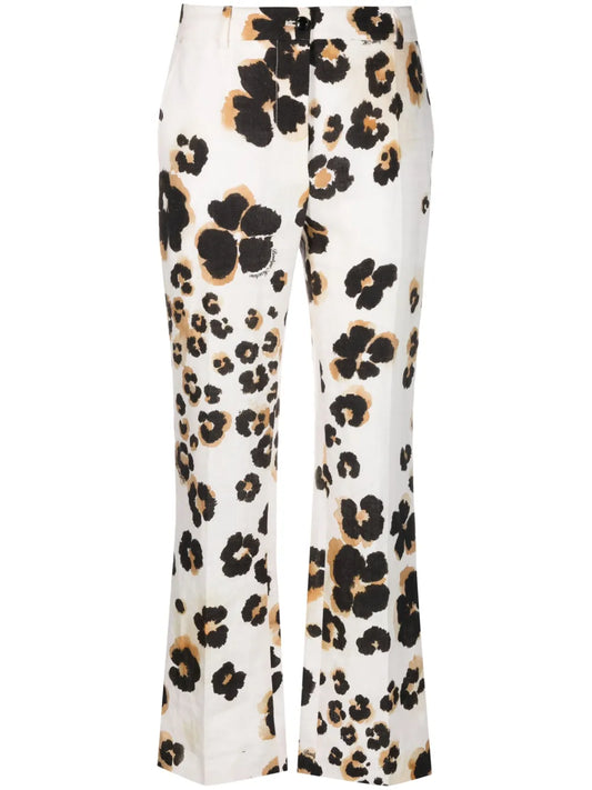 Leopard-Print Trousers