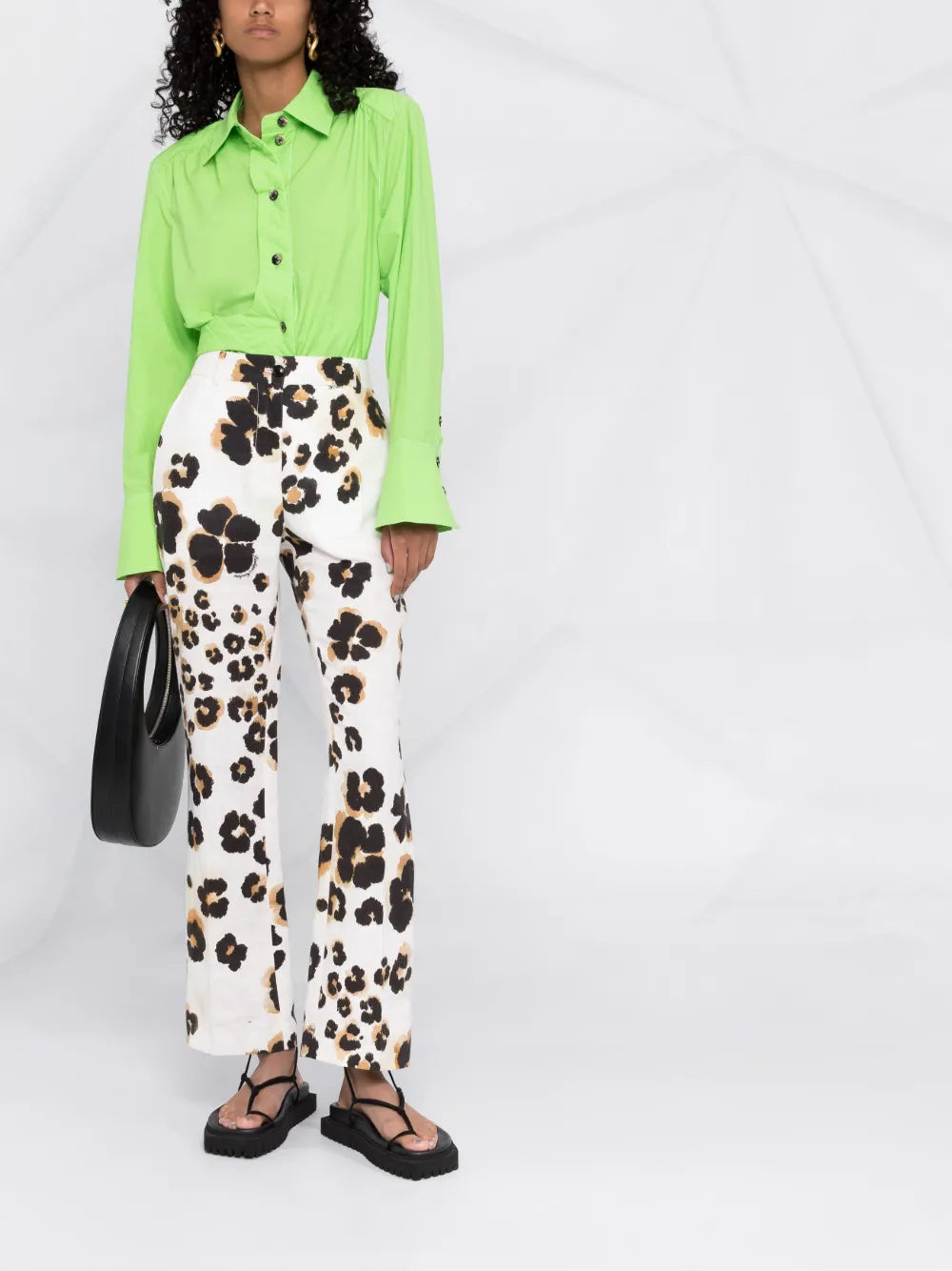 Leopard-Print Trousers