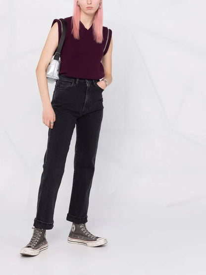Claudia Extreme Straight-Leg Jeans