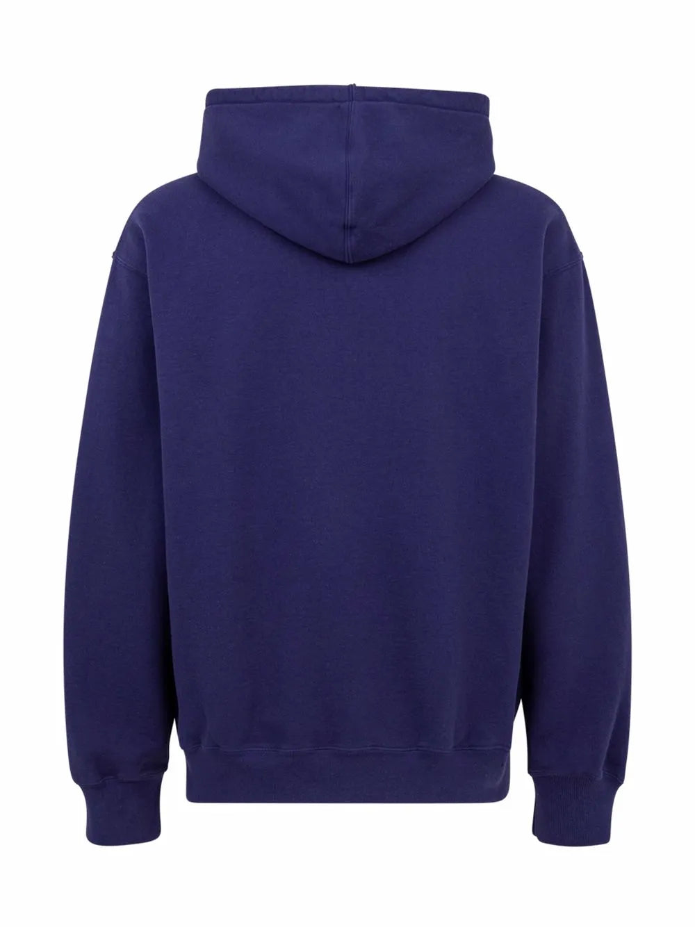Denim-Print Logo Hoodie