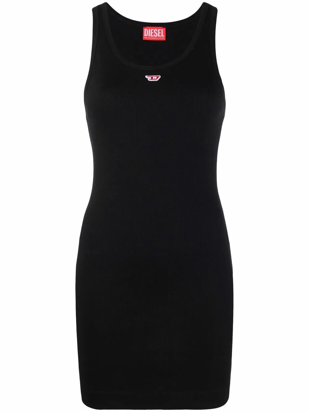 D-Tank Logo-Print Cotton Dress