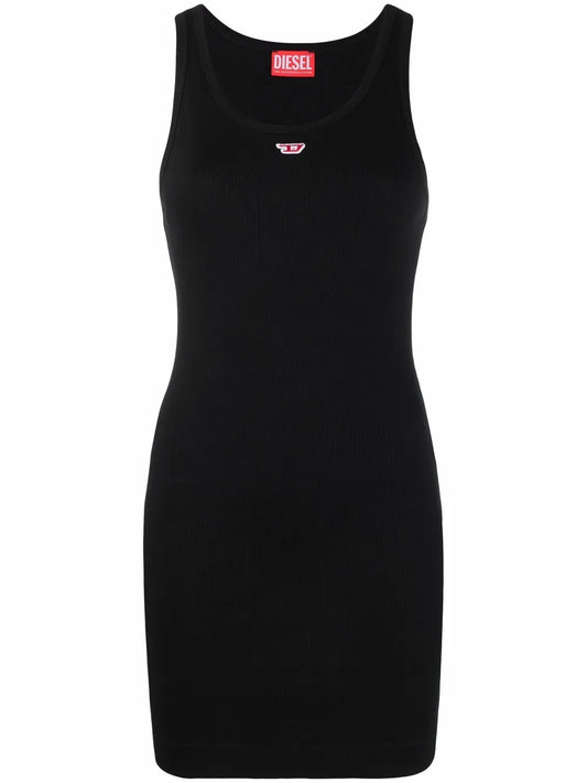 D-Tank Logo-Print Cotton Dress