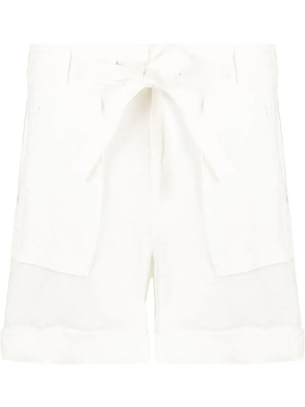 Belted Cargo-Pocket Shorts