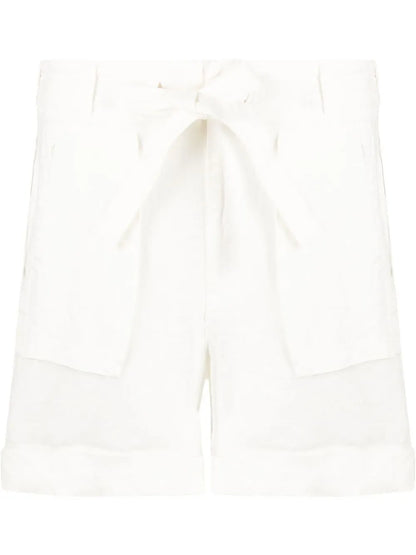 Belted Cargo-Pocket Shorts