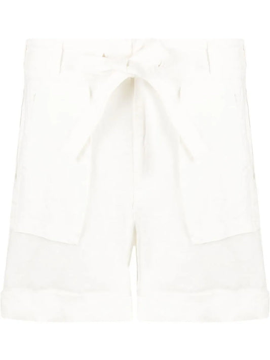 Belted Cargo-Pocket Shorts
