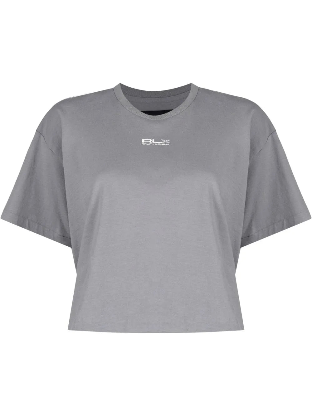 Logo Print Cropped T-Shirt
