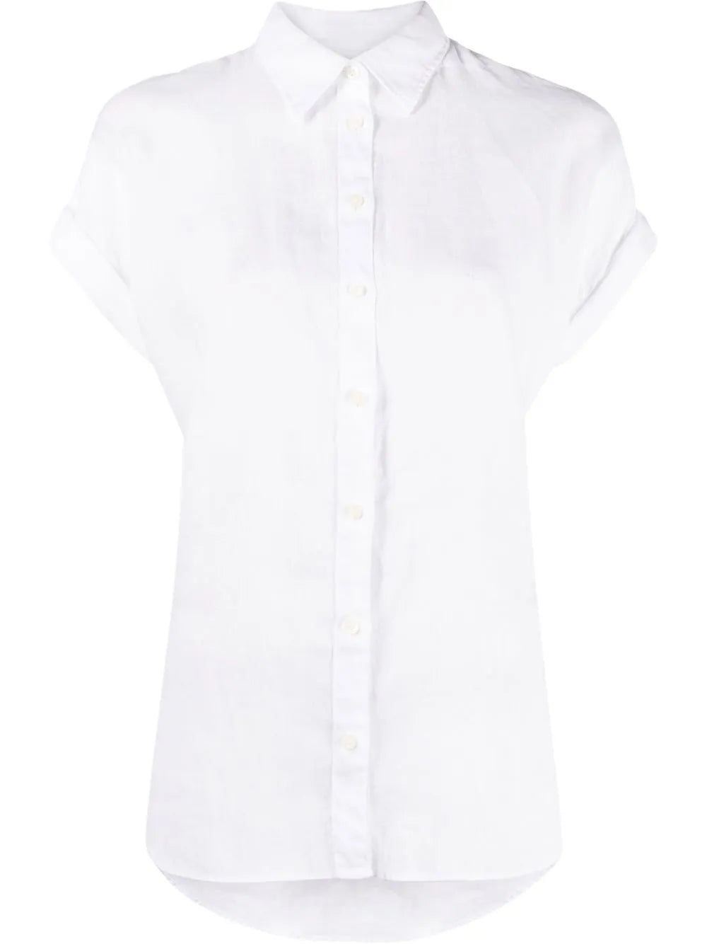 Rolled-Cuffs Short-Sleeve Shirt