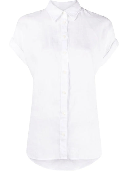 Rolled-Cuffs Short-Sleeve Shirt