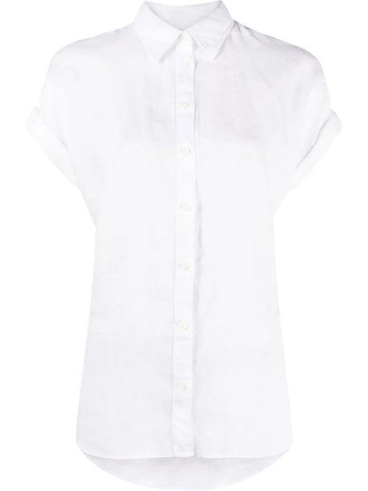 Rolled-Cuffs Short-Sleeve Shirt