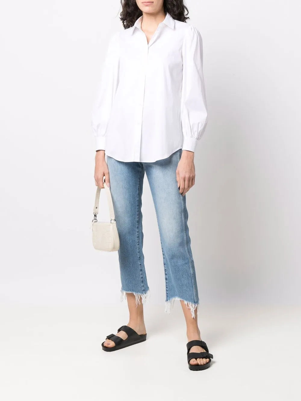 Mid-Rise Cropped Jeans