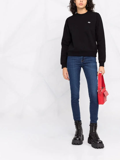 F-Reggy-Doval-Pj Logo-Appliqué Sweatshirt