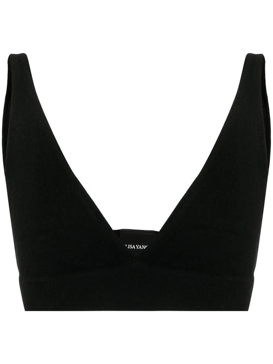 Triangle Cashmere Bralette