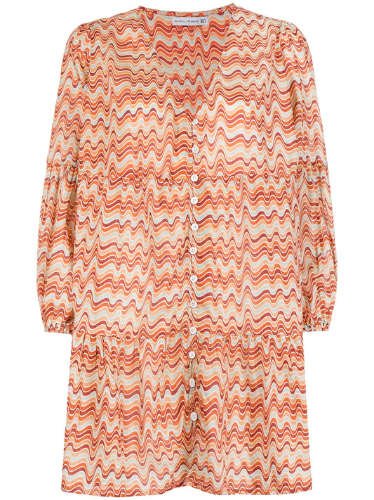 Pauletta Vadella-Print Mini Dress