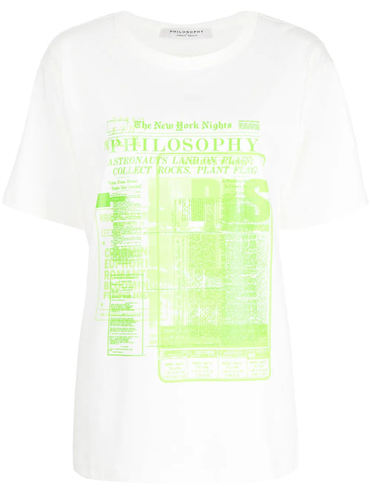 Graphic Logo-Print Cotton T-Shirt