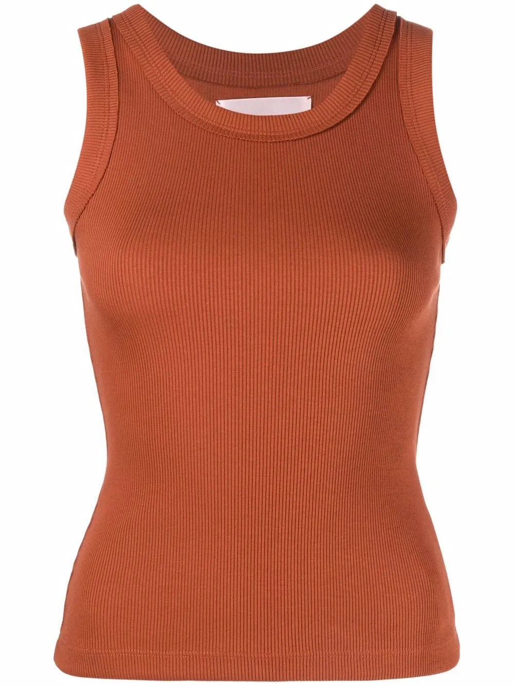 Fine-Ribbed Vest Top