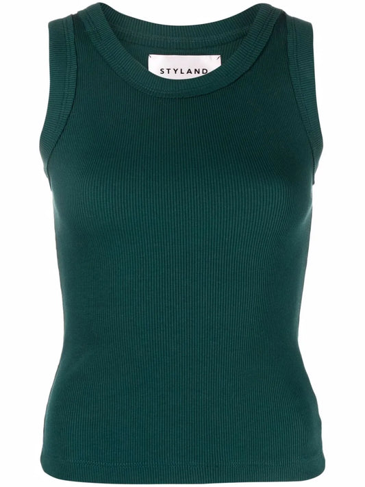 Ribbed-Knit Vest Top