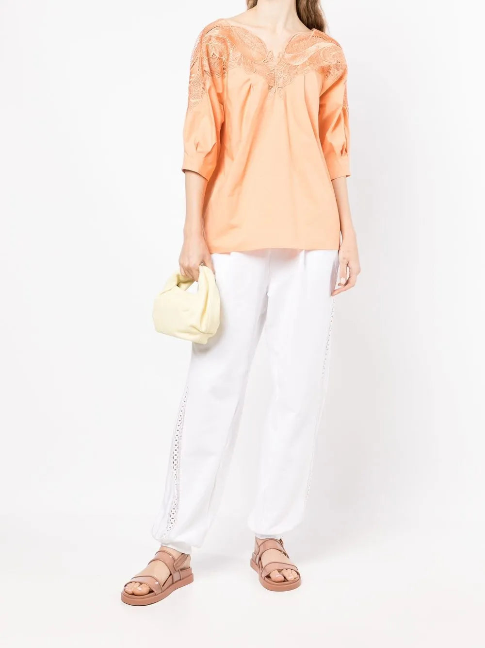 Cut-Out Detail Track Pants
