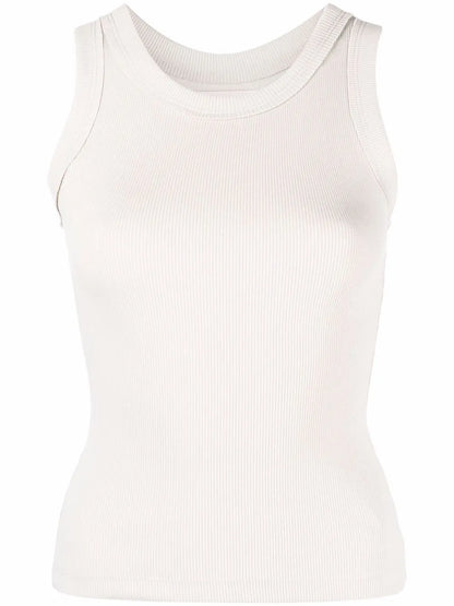 Ribbed Slim-Cut Vest