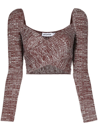 Crossover Knitted Top