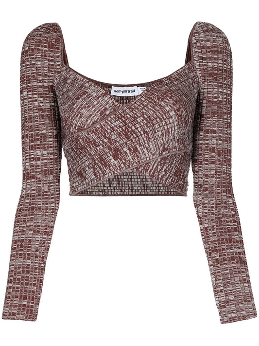 Crossover Knitted Top