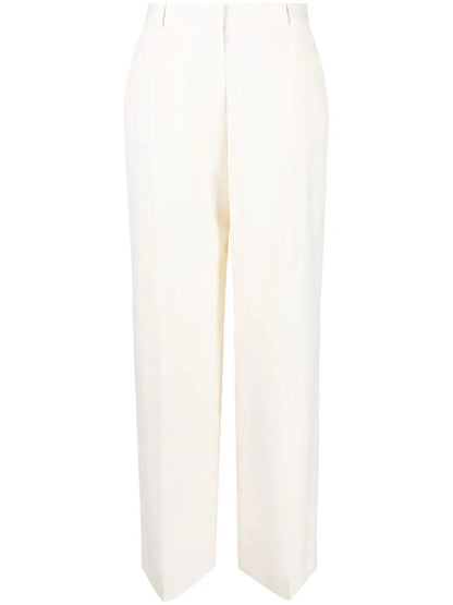 Flared Wide-Leg Trousers
