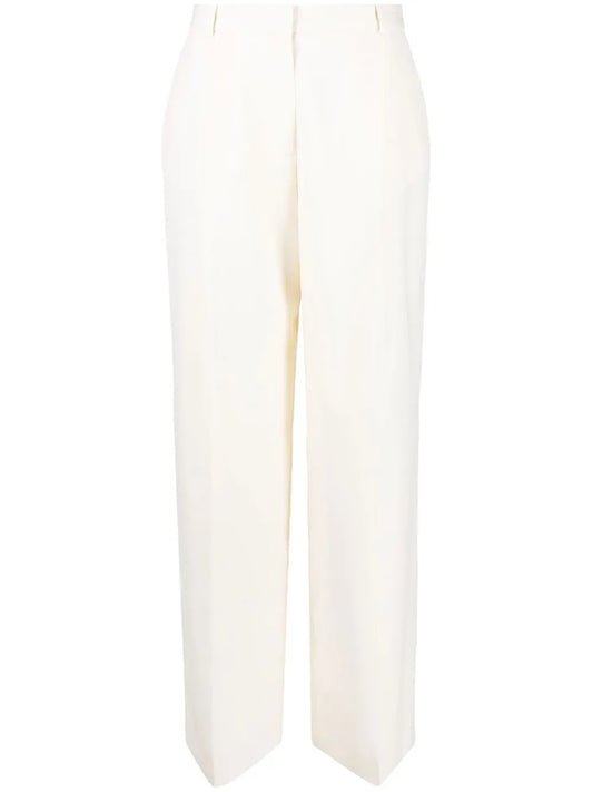 Flared Wide-Leg Trousers