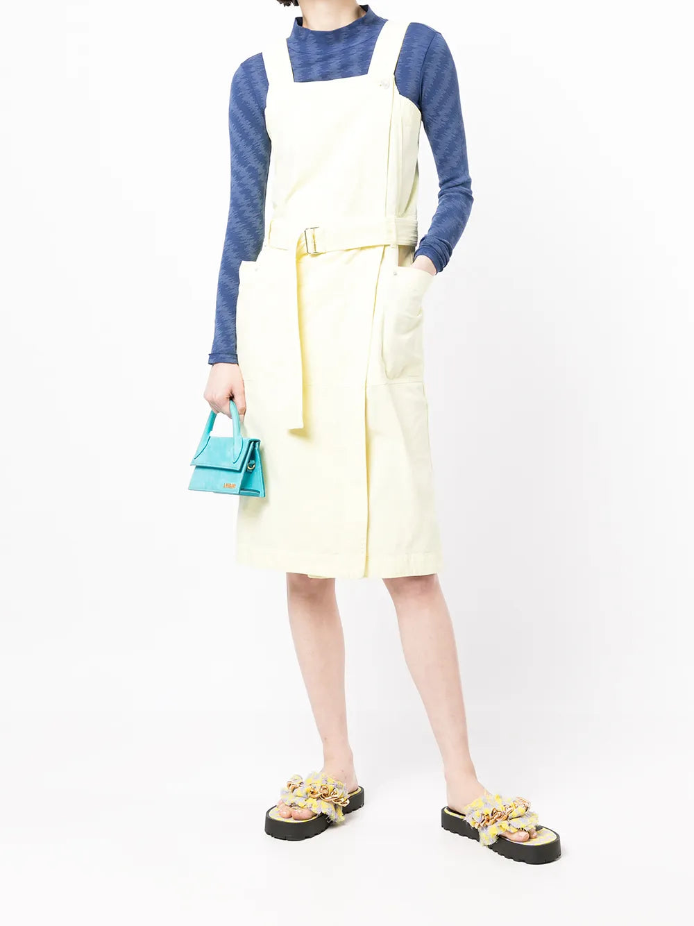 Cotton Pinafore Dress